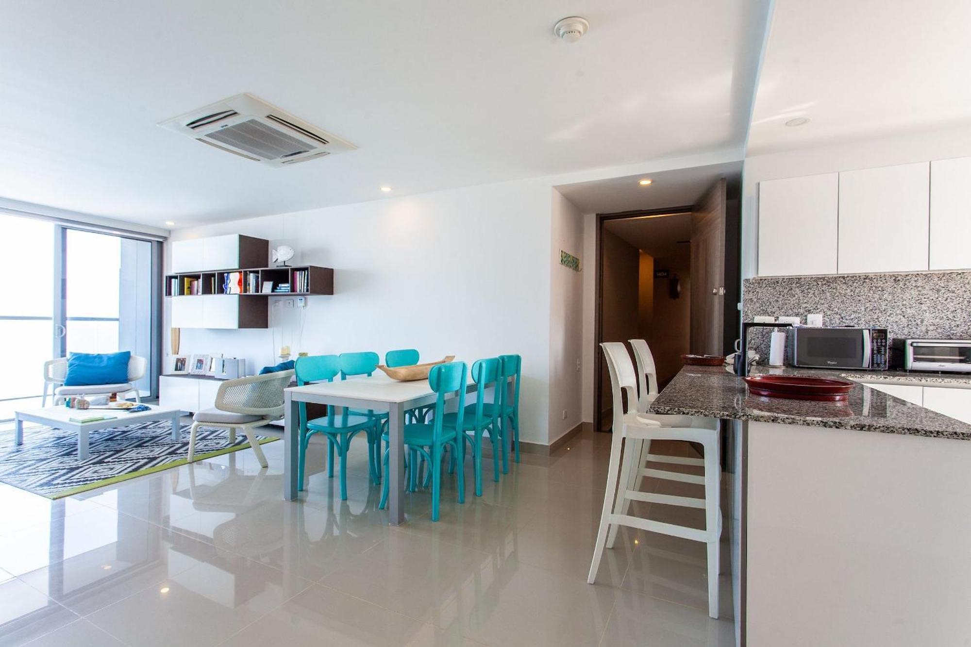 Lujoso Apto De 2 Hab En Piso 14 Morros Cartagena